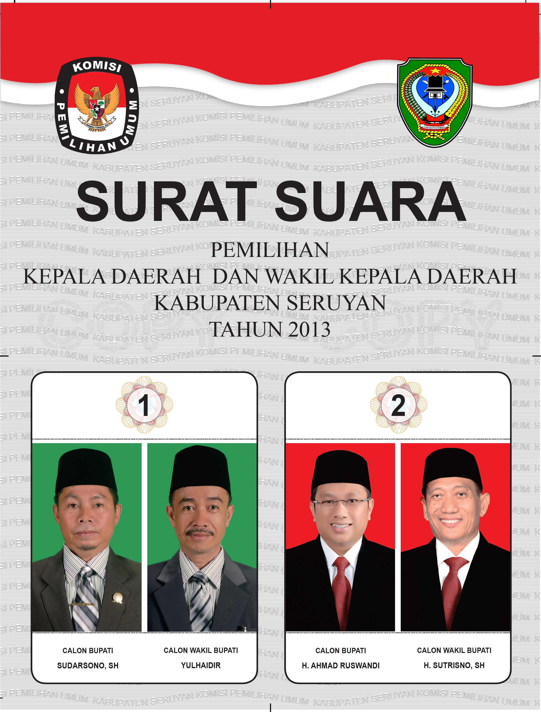 Cetak Surat Suara